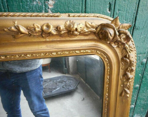 Mirror dure decor of flowers 91x119cm