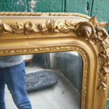 Mirror dure decor of flowers 91x119cm