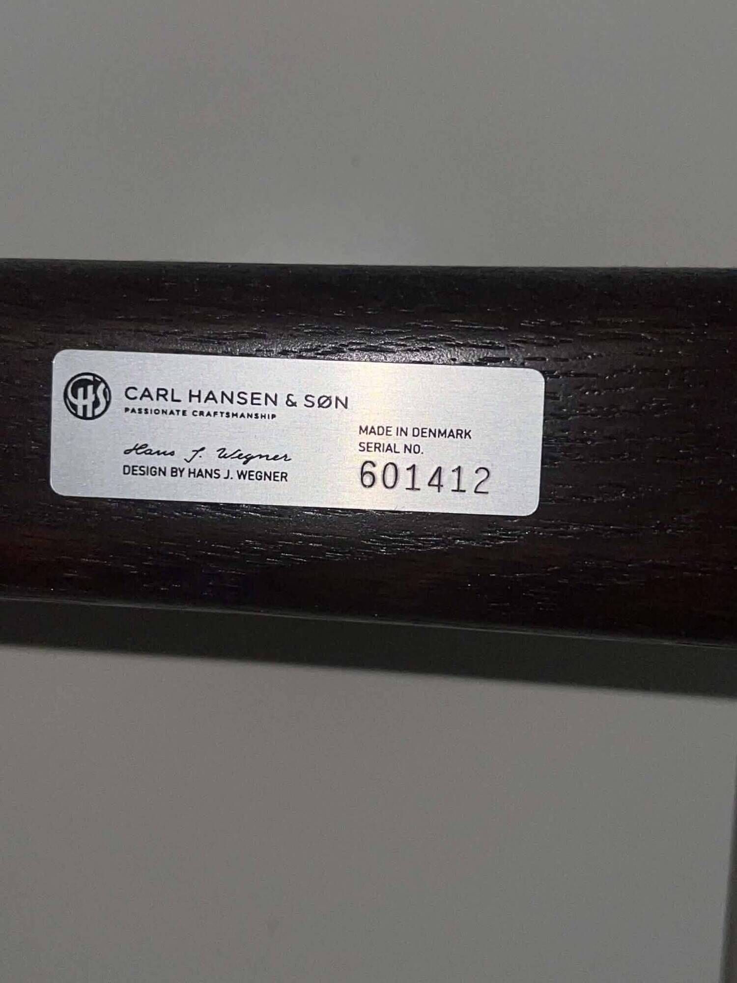 Ensemble complet de chaises de salle à manger CH 26 Wegner