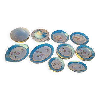 Lunéville Badonviller KG dinnerware set, 1960s/70s