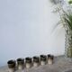 6 terracotta coffee cups