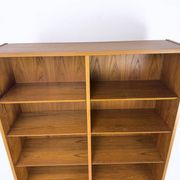Large vintage teak bookshelf by Hundevad & Co., 1960s