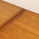 Danish Scandinavian extendable dining table in teak, 1960.