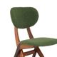 Set of 4 AwA Scissor Chairs - teak mid century modern - new upholstery