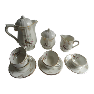 Gien yokohama coffee set