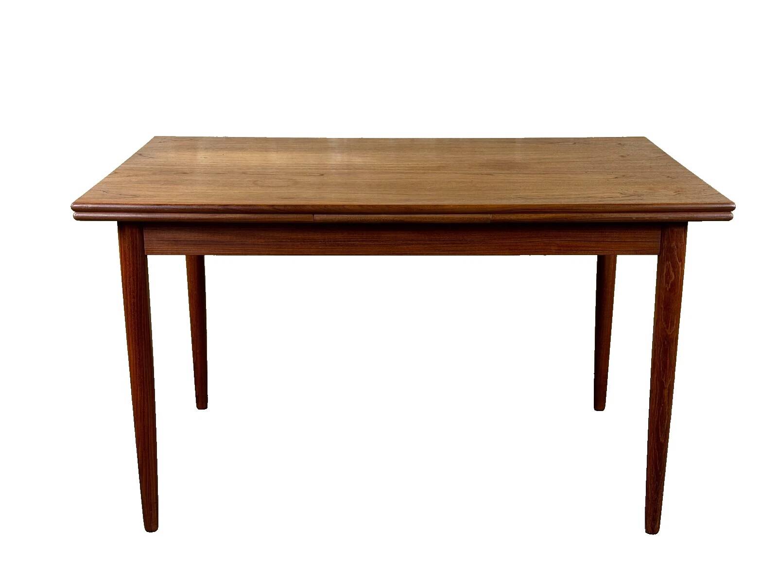 1960s 1970s Teak Dining Table Danish Modern Design Made in Denmark