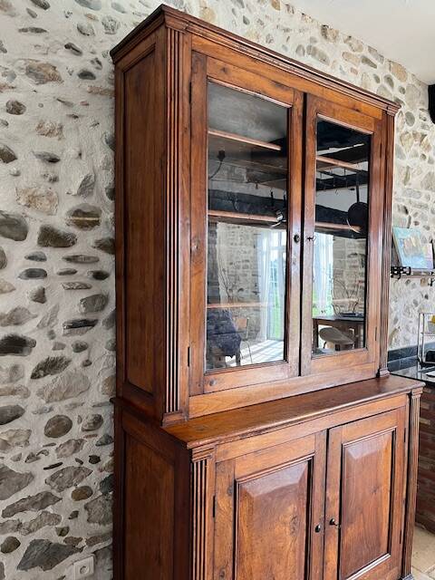 Glass-fronted sideboard