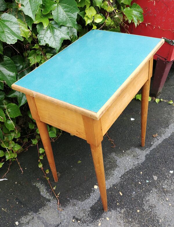 Pupitre années 60 avec pieds compas