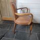 Bridge armchair in skai from the 60s