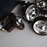 Set of 4 wall lamps Raak year 70