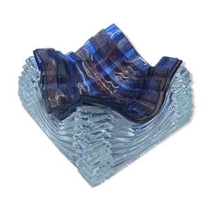 Cendrier en verre mosaïque