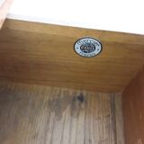 Art deco dressing table with illuminating mirror