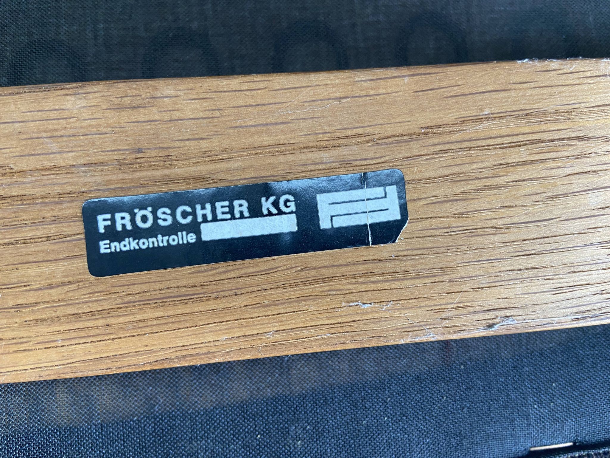 Pair of armchairs scandinavian lounge chairs 60s fröscher kg