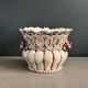 Italian earthenware cache-pot - Majolica - Bassano Pottery - Ref 1218