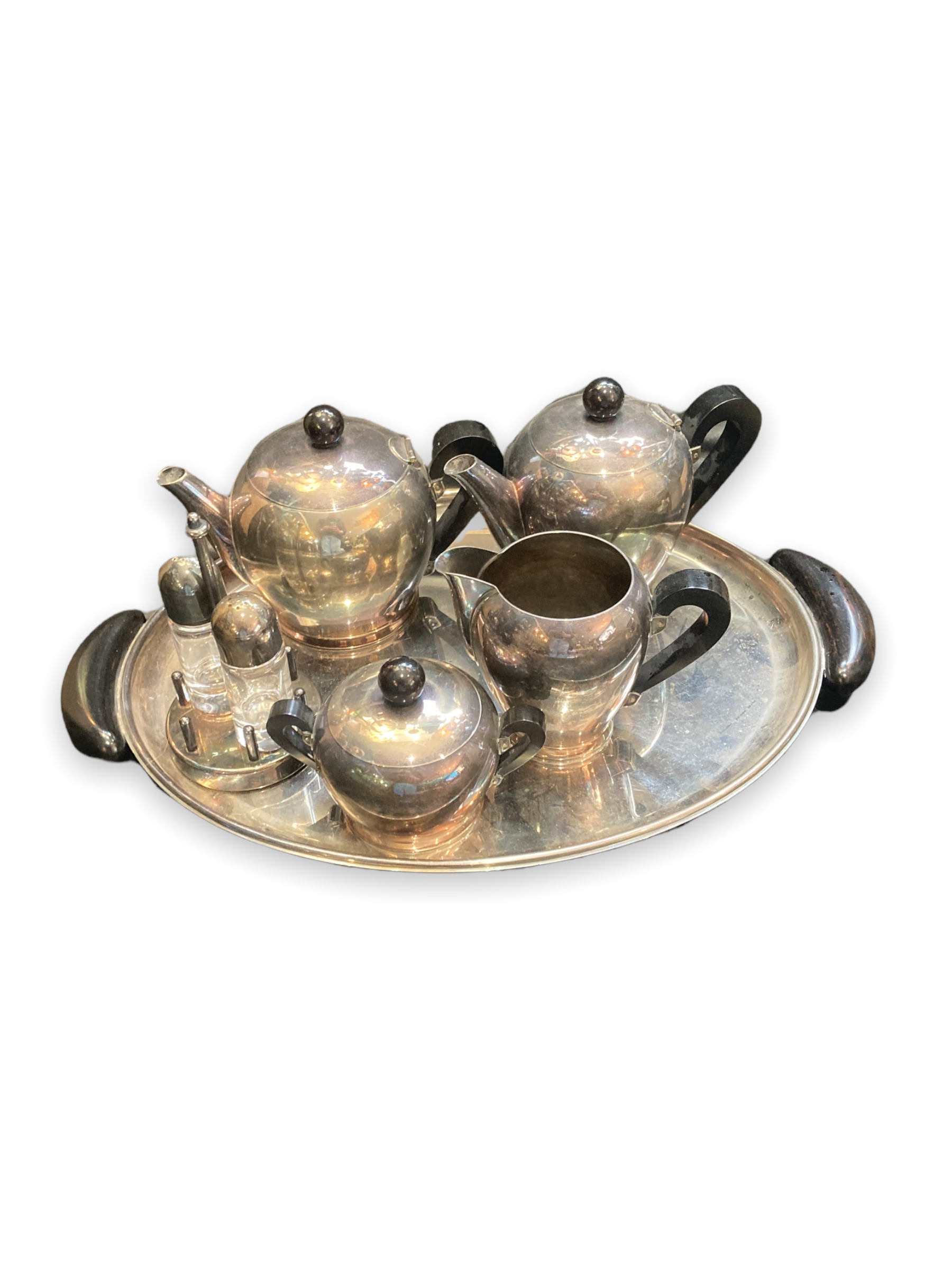 Tea or coffee service model "Bombè" by Alessi