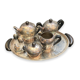 Tea or coffee service model "Bombè" by Alessi