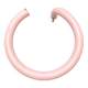 80s pink metal towel hook