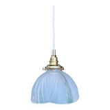 Vintage art deco frosted glass lampshade pendant light
