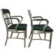 Rare pair of american aluminum Goodform armchairs