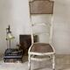 Chaise de nourrice XIXe Napoléon III cannée et patinée