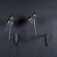 Vintage 20thc pair of original english angle poise wall mounted lamps c1970