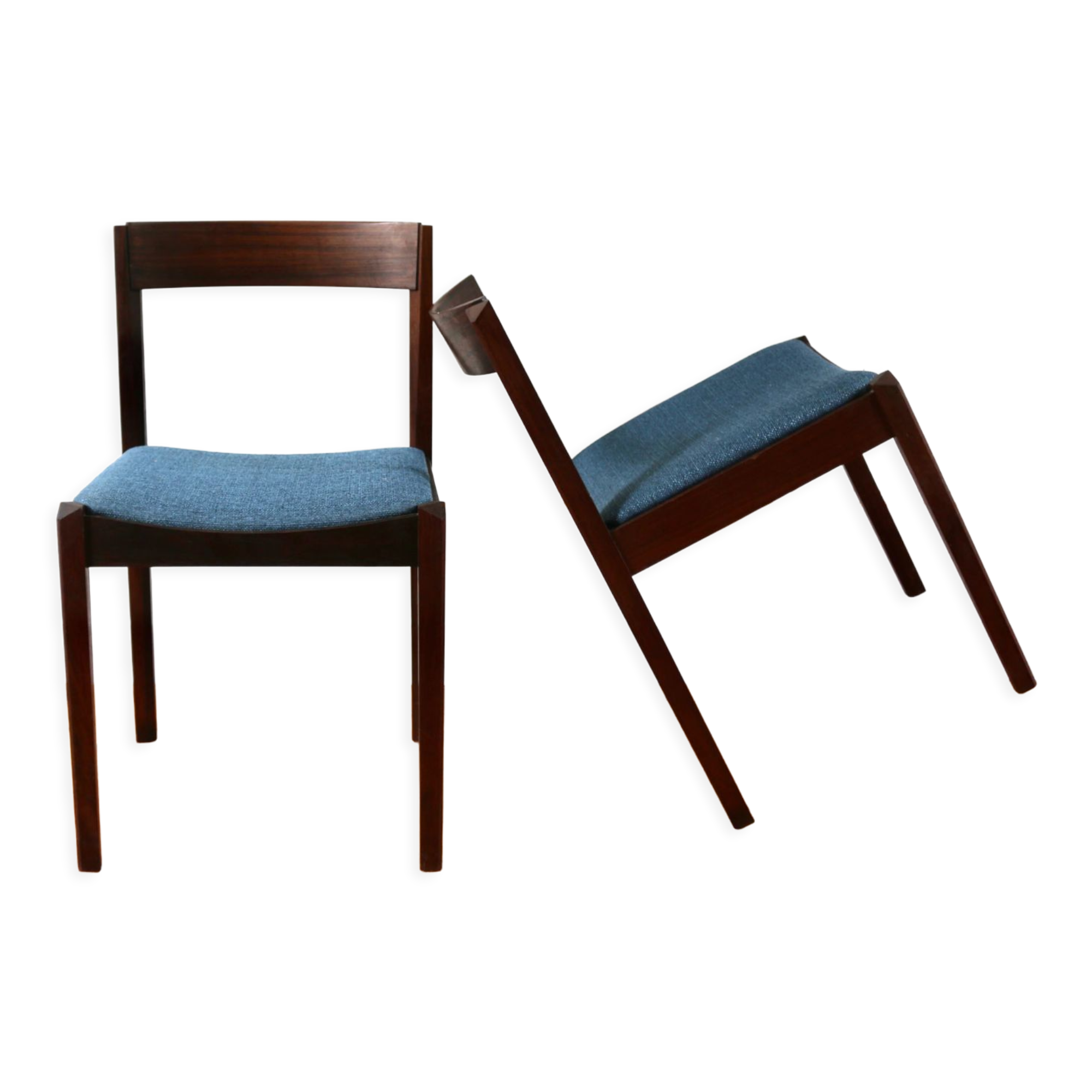 Series of 6 Scandinavian rosewood Gessef chairs
