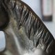 Pair of bookends plaster horses effect vintage brass