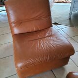 Heater and its vintage footrest rock bobois