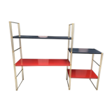 60's black and red String shelf