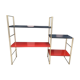 60's black and red String shelf
