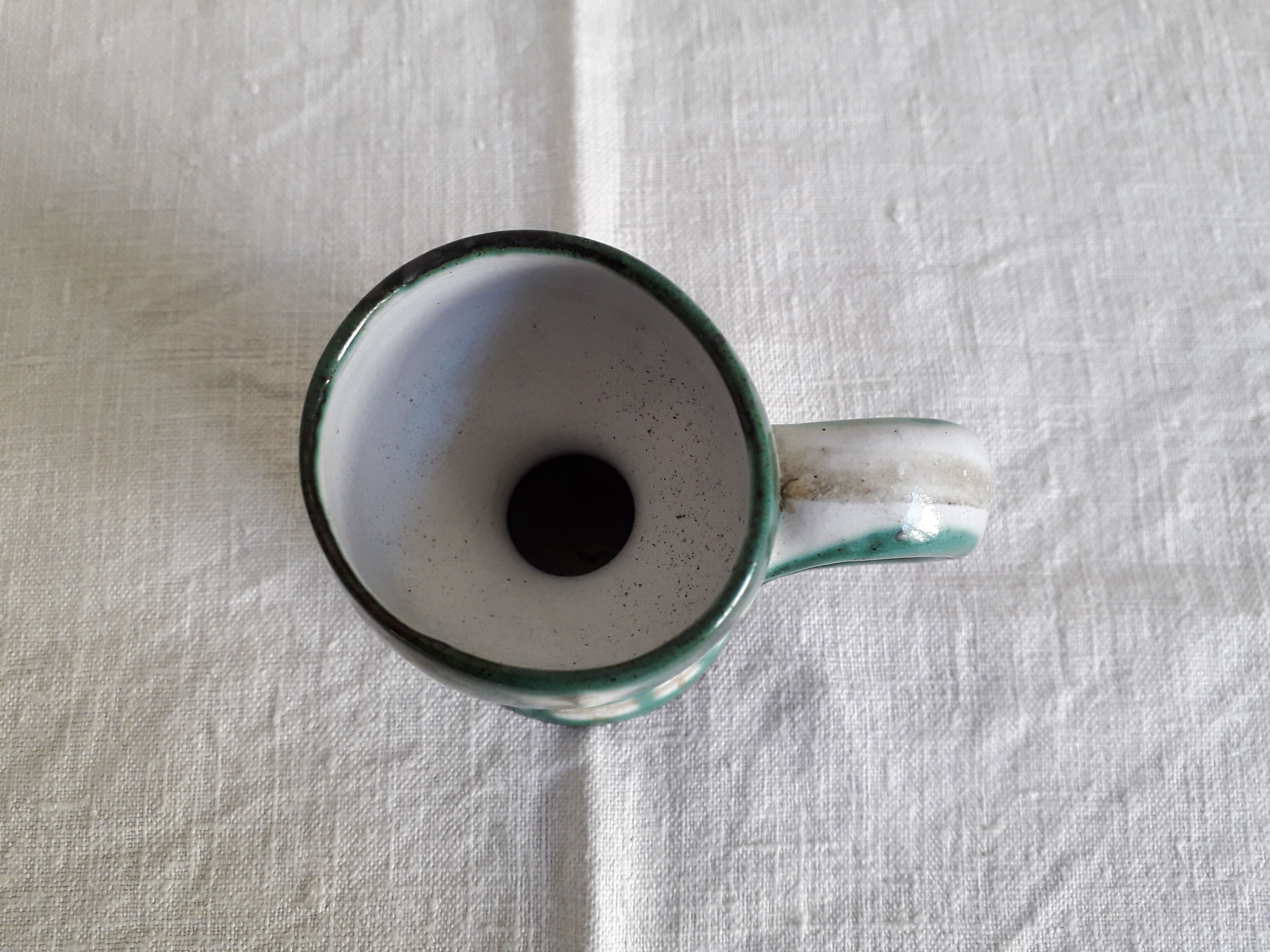 Ceramic candle holder by Robert Picault Vallauris vintage