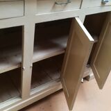 3-door low buffet 3iroirs year 1940/50