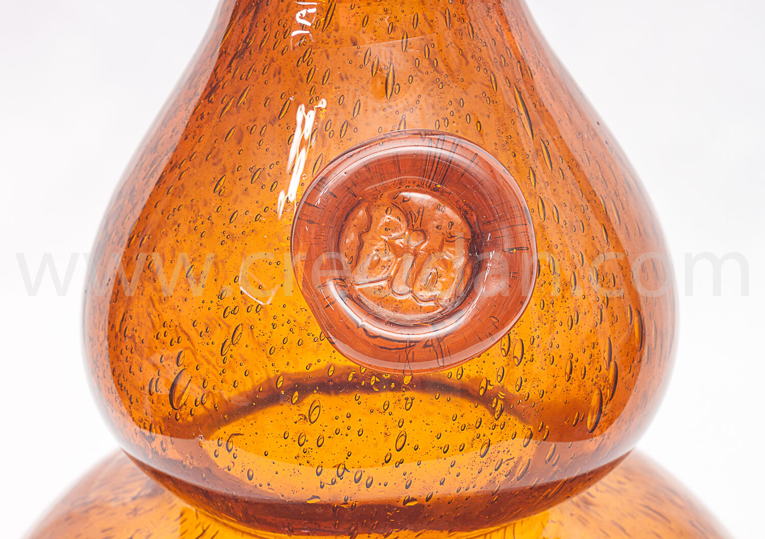 Bubbled glass vase – Biot