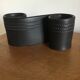 Black ceramic vase