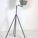 Industrial lamp with adjustable aluminum lampshade