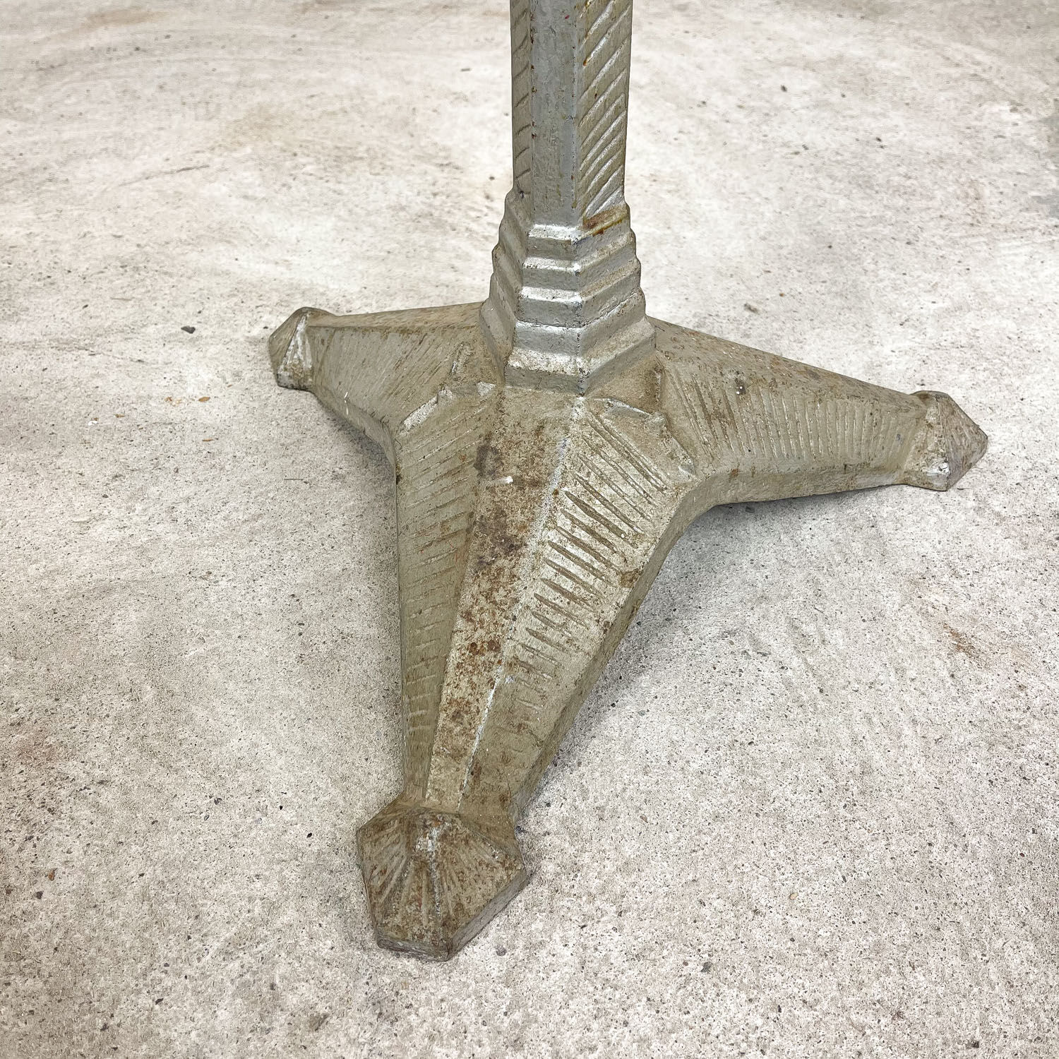 Vintage art deco bistro table with bakelite top