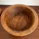 Old wooden mortar and pestle