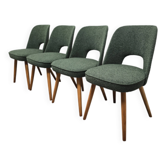 Chaises de salle à manger d'Oswald Haerdtl pour Ton, années 1950, lot de 4