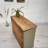 Parisian buffet in patinated wood, circa 1930.