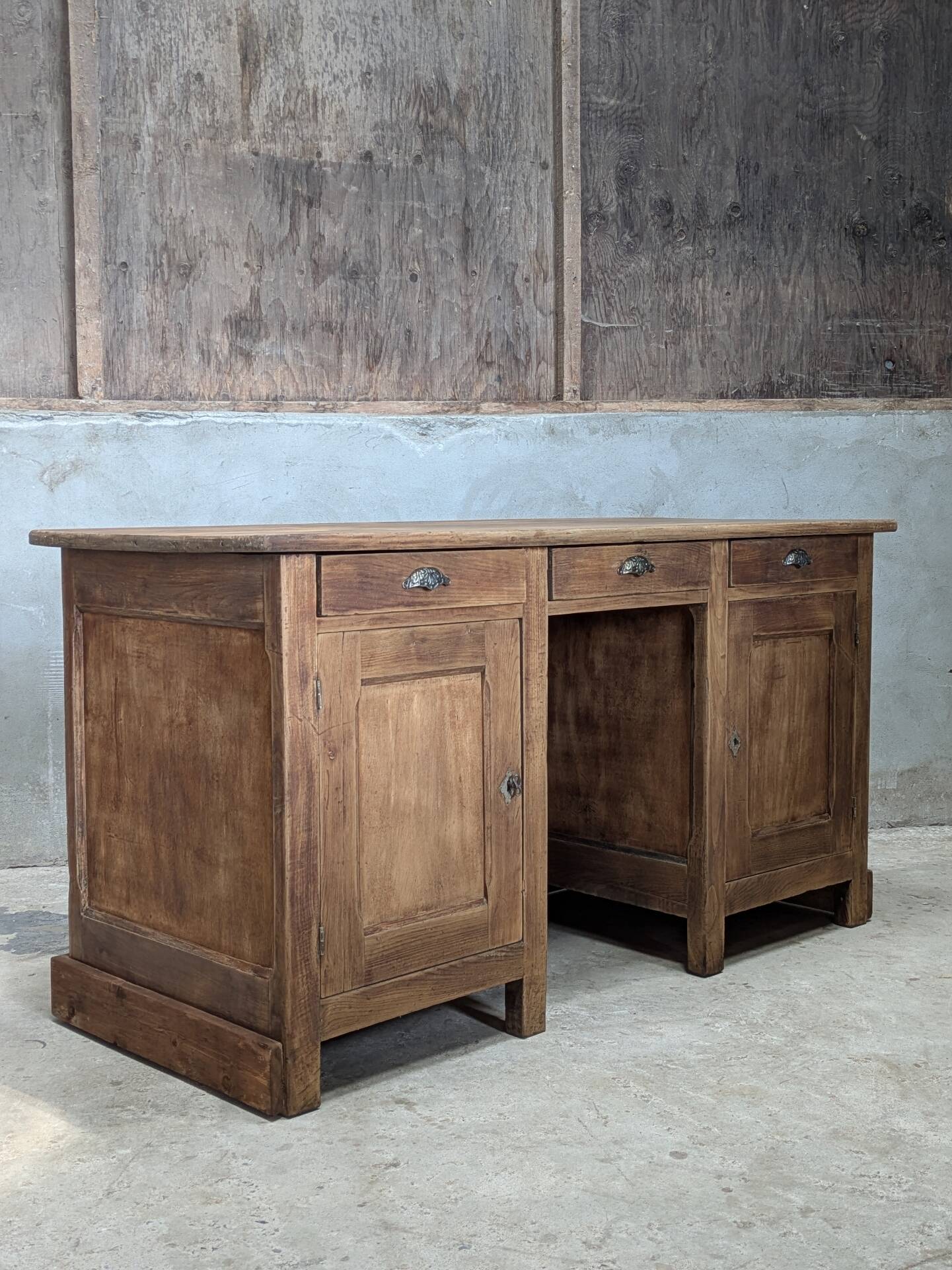 Bureau comptoir ancien