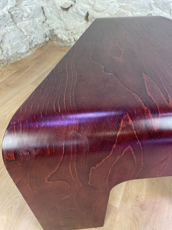 Table basse Stressless en bois cintré