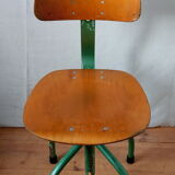 Swivel and telescopic workshop chair