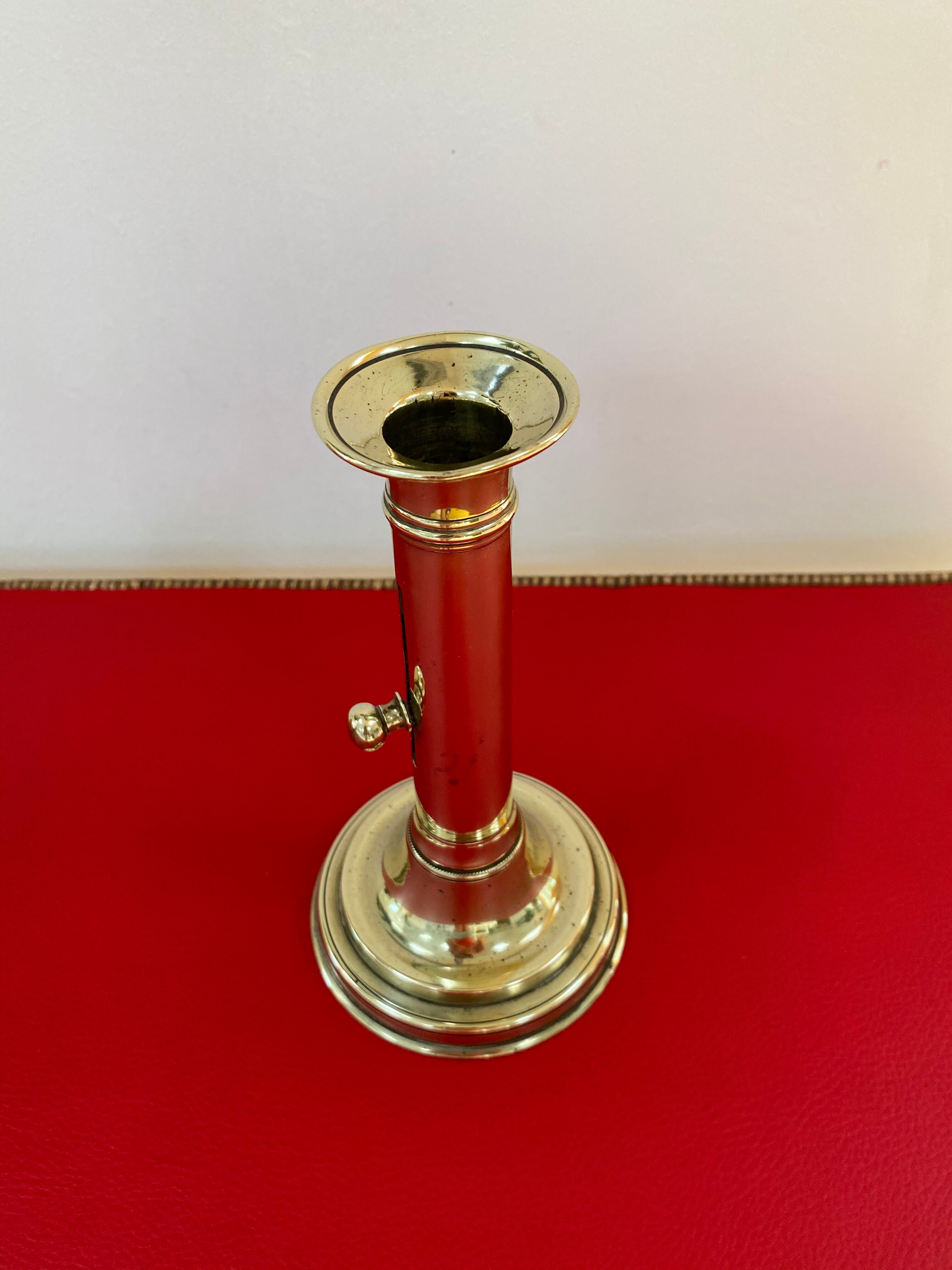 Brass candlestick candle holder