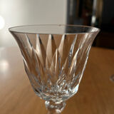 Saint Louis cut crystal wine glasses