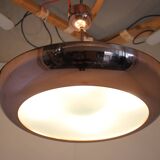 1930s Bauhaus / Functionalist Copper Chandelier UFO by Josef Hurka, 4 items available