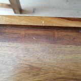 Set square table 6/8 people + 4 chairs + 2 benches