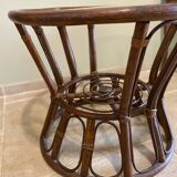 Rattan coffee table