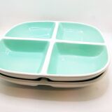 Divided mint serving plates