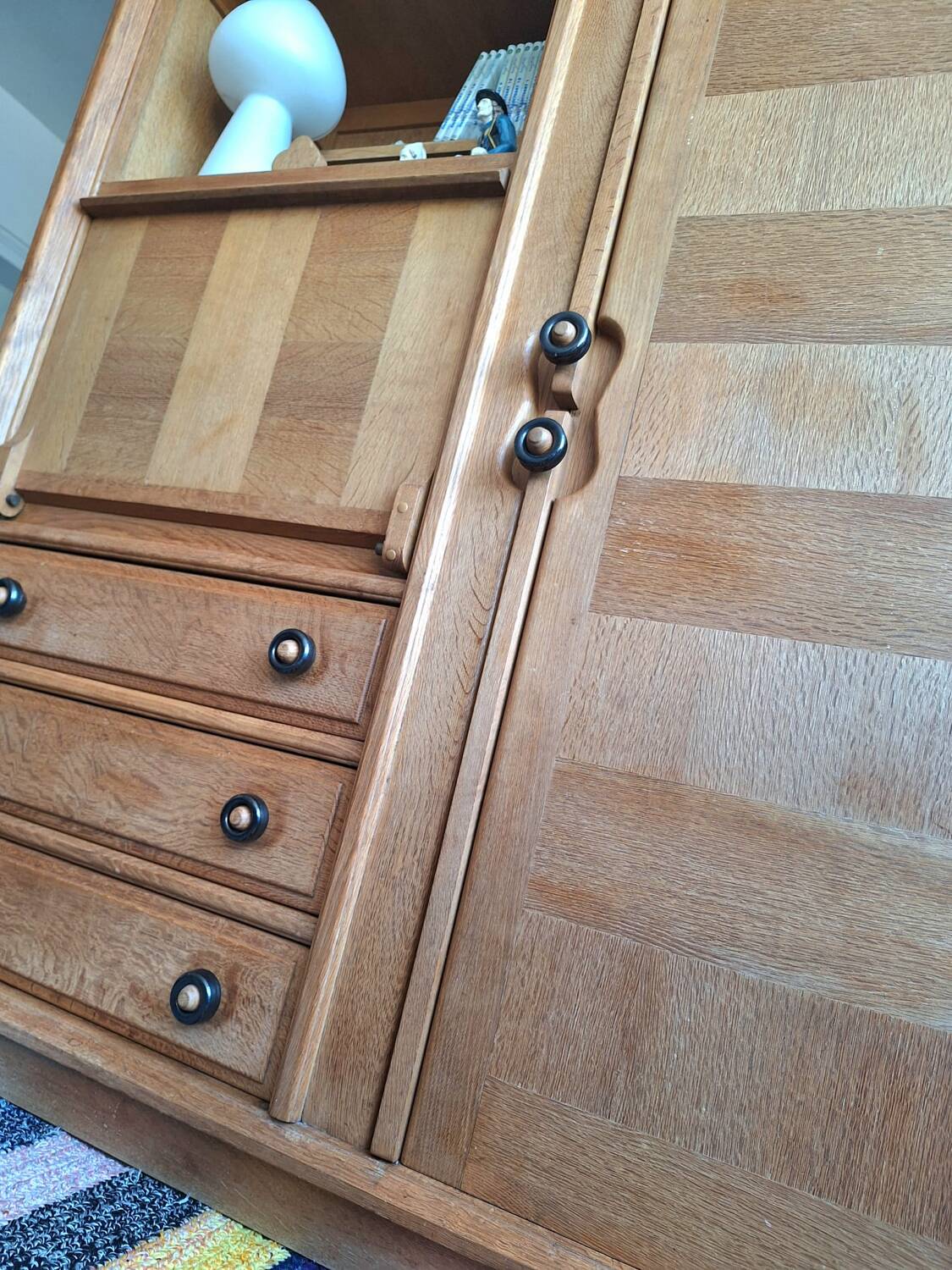 Guillerme et Chambron secretary cabinet, bar sideboard, office bookcase
