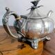 Vintage Shaw & Fisher Sheffield metal tin teapot